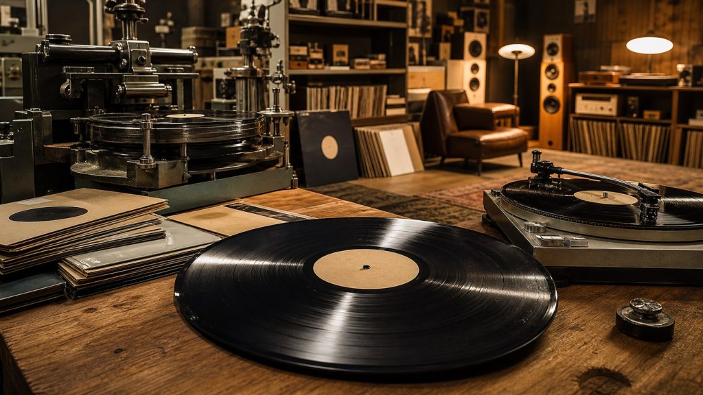Imagen panor?mica profesional para el art?culo La Historia del Vinilo: 10 Curiosidades que lo Explican Todo