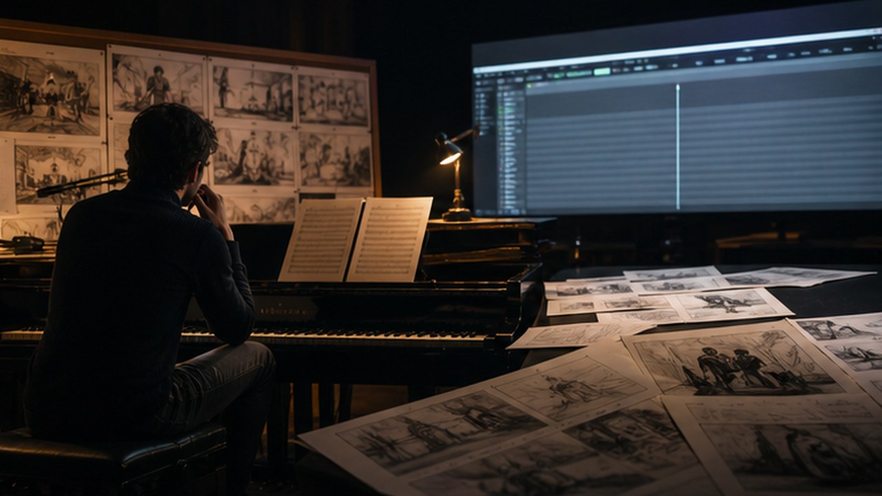 Imagen panor?mica profesional sobre El compositor casi nunca ve la película terminada (porque no existe todavía) en el art?culo Cómo se Crean las Bandas Sonoras de Cine: 9 Secretos de Hollywood