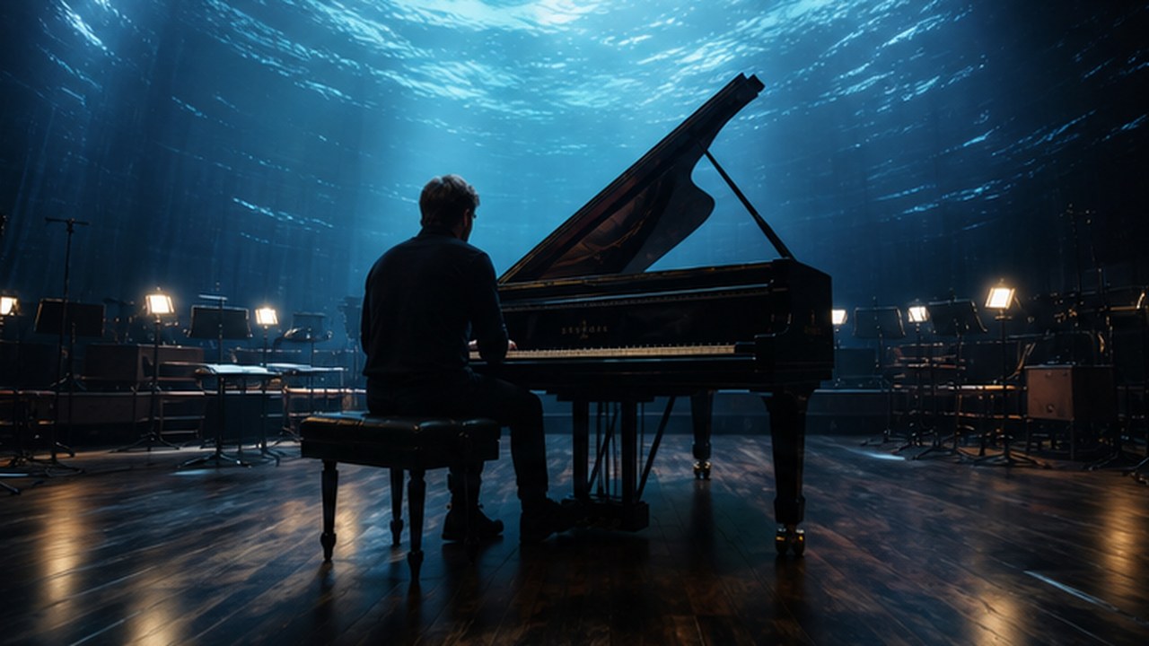 Imagen panor?mica profesional sobre John Williams tocó dos notas al piano y Steven Spielberg se rió pensando que era broma en el art?culo Cómo se Crean las Bandas Sonoras de Cine: 9 Secretos de Hollywood