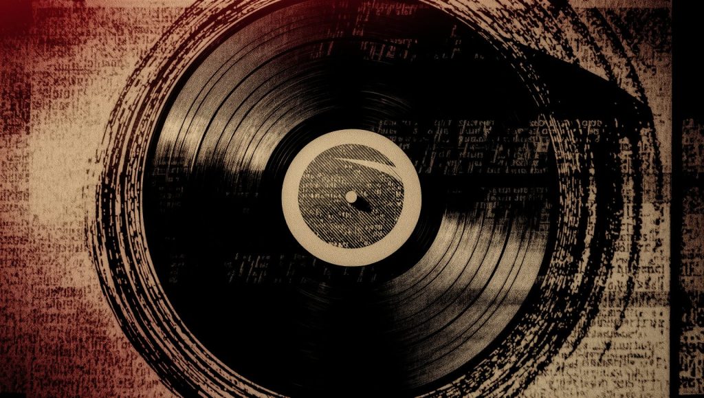 canciones con mensajes ocultos al reves en un vinilo girando hacia atras