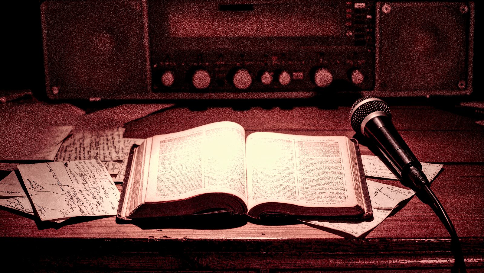 Diccionario de refranes españoles vintage, ilustración grunge retro estilo radio